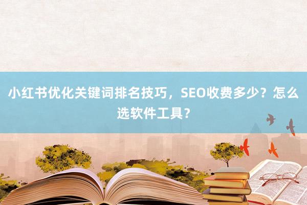 小红书优化关键词排名技巧，SEO收费多少？怎么选软件工具？