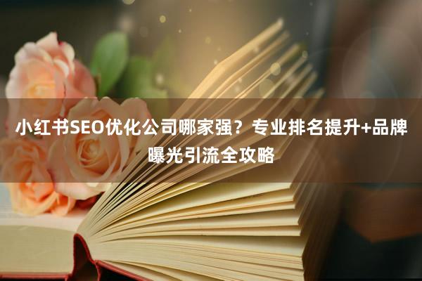 小红书SEO优化公司哪家强？专业排名提升+品牌曝光引流全攻略