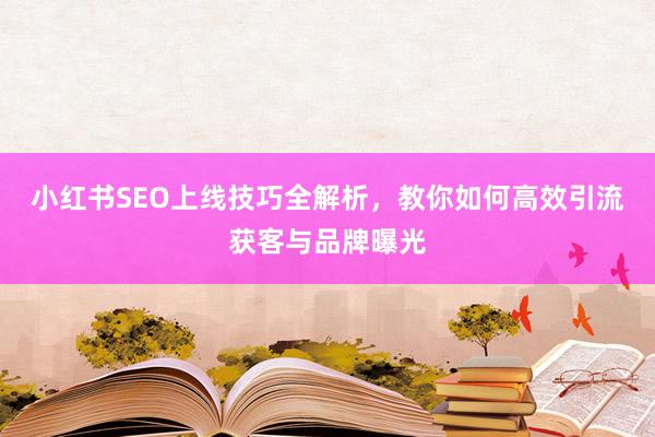 小红书SEO上线技巧全解析，教你如何高效引流获客与品牌曝光